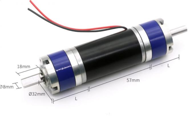 24V Double-Ended Planetary Gearbox High Torque PG32-31ZY-PG 24V Micro DC Deceleration Motor 2