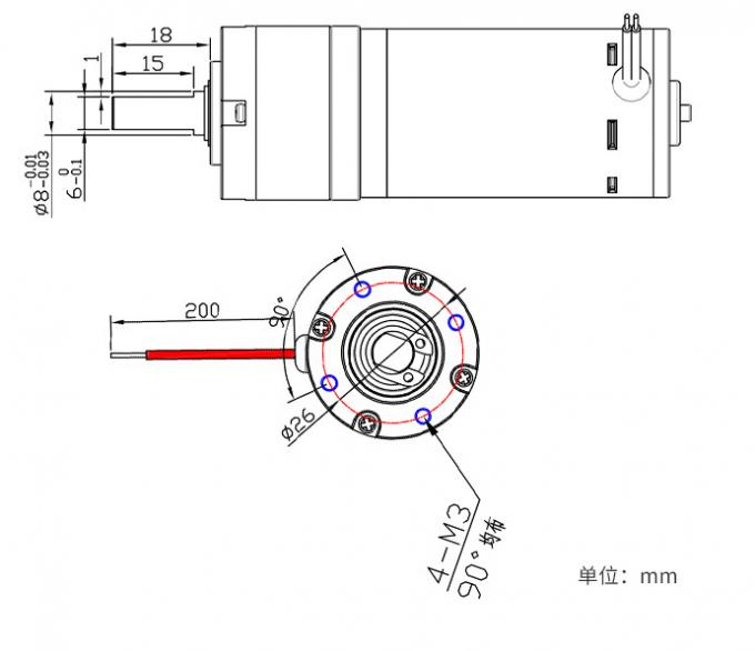 12V/24V PG32-3157 Brushed Planetary Gear Micro Motor 24V DC Planetary Gear Motor 12