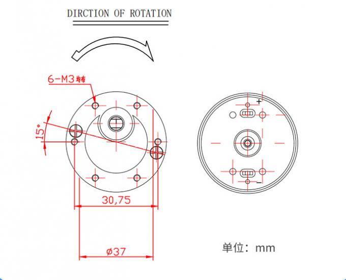 High Torque 37mm Micro Gear Reduction Brushed DC Motor ZGB37-3530 37mm Micro Gear Reduction Brushed DC Motor 9