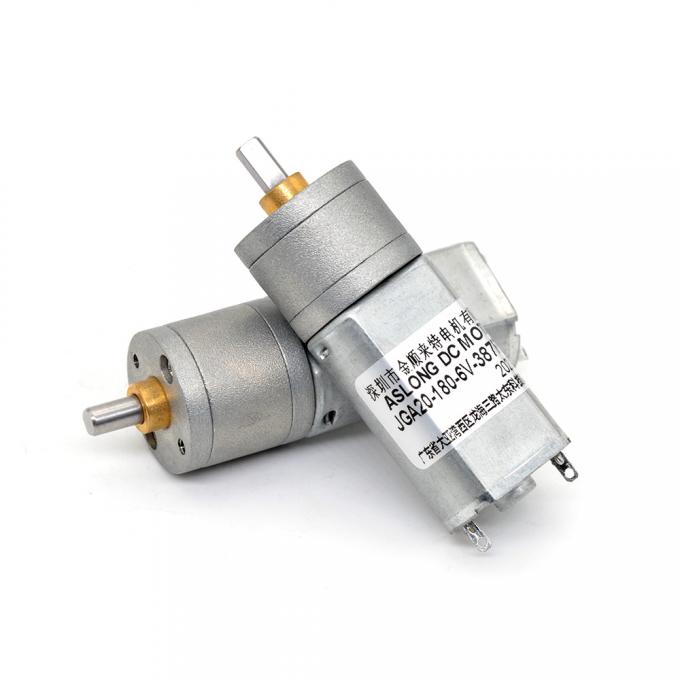 12V DC Reduction Micro Motor JGA20-180  Micro DC Reduction Motor Permanent Magnet Low Speed 9