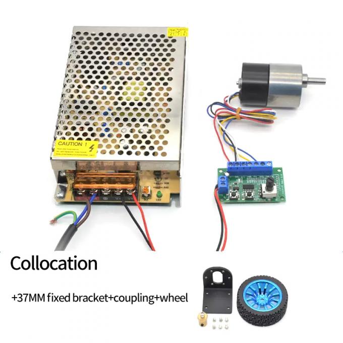 ASLONG DC Motor Brushless JGB37-3625 24V 7-960RPM 37mm 3625 DC Gear Motor High Torque Low Speed Brushless DC Motor 14