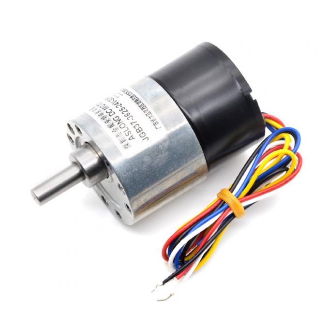 ASLONG DC Motor Brushless JGB37-3625 24V 7-960RPM 37mm 3625 DC Gear Motor High Torque Low Speed Brushless DC Motor 22