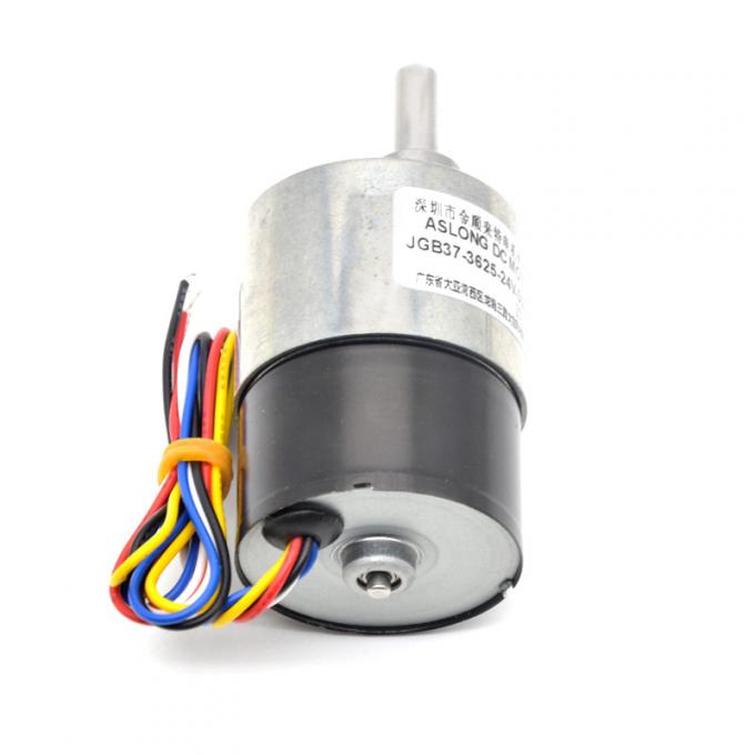 ASLONG DC Motor Brushless JGB37-3625 24V 7-960RPM 37mm 3625 DC Gear Motor High Torque Low Speed Brushless DC Motor 24