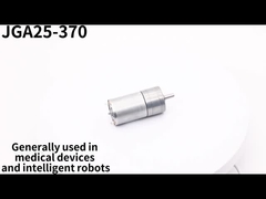 ASLONG Small Motor JGA25-370 6/12/24 V 7.5-1931RPPM Pure Metal DC Brushed Reduction Motor