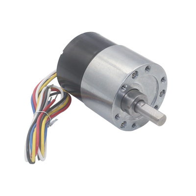 DC 12V 24V Brushless Geared Motor Low Speed 5-600RPM With Overcurrent Protection