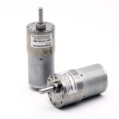 Micro Motor Gear Motor JGB37-3540 37mm 24V 9-1280RPM 37mm High Torque Low Rpm 24v Dc Gear Motor