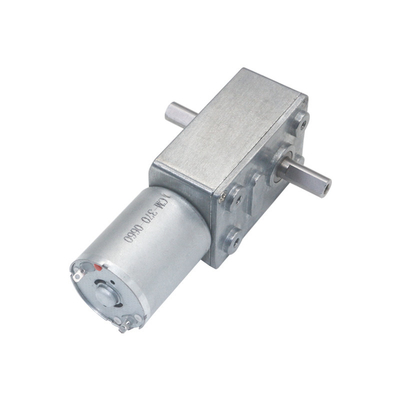 24V 6mm Dual Shaft Gear Motor Low Speed 6rpm Self Lock JGY370-D Double Axis