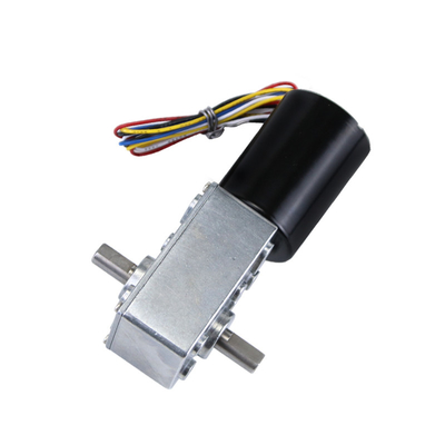 Double Shaft Worm Brushless DC Gear Motor 12v 24v D Type 470rpm