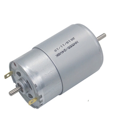 555 Double Shaft Micro Brushed DC Motors 8000rpm 24 Volt Gear Motor