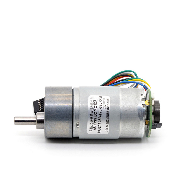 Reductor 2000 Rpm 2000 RPM Metal Speed Reduction Gear Motor High Torque 24V DC With Encoder