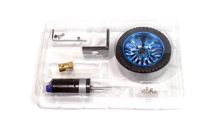 25mm Double Micro DC Gear Motors 12v Dc Motor High Torque Wheel Set