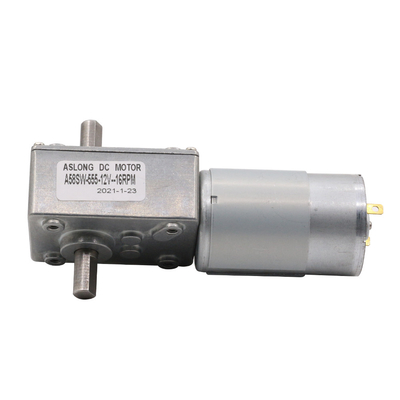 Double Shaft Length 15mm DC Gear Motor 12V 24V Speed Reduce 12rpm-470rpm