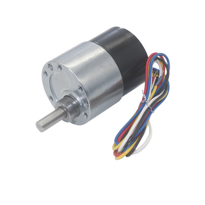 DC 12V 24V Brushless Geared Motor Low Speed 5-600RPM With Overcurrent Protection