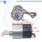 DC 12V 24V Brushless Geared Motor Low Speed 5-600RPM With Overcurrent Protection