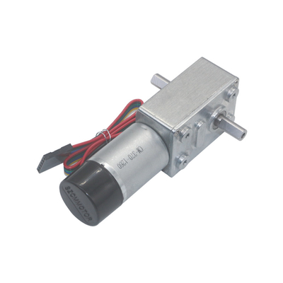 Micro DC Electric Double Shaft Worm Geared Motor 6V 12V 24V 6-150RPM