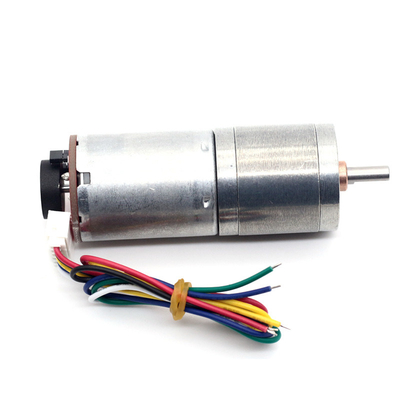 ASLONG Hall Motor Encoder Reduction Motor JGA25-370B 12V 8.6-977RPM High Torque Dc Motor With Encoder Supplier Dc Motor