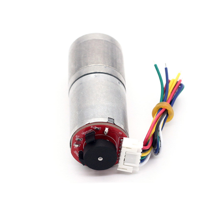 ASLONG Hall Motor Encoder Reduction Motor JGA25-370B 12V 8.6-977RPM High Torque Dc Motor With Encoder Supplier Dc Motor