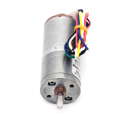 ASLONG Hall Motor Encoder Reduction Motor JGA25-370B 12V 8.6-977RPM High Torque Dc Motor With Encoder Supplier Dc Motor