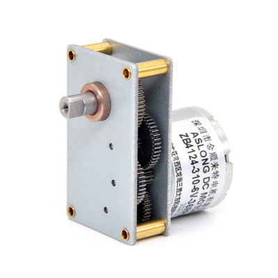 ASLONG Valve Motor ZB4124-310 Mini DC Low Speed Motor 6V 37RPM Metal Gear 6V dc gear motor d shaft