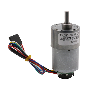 Hall Encoder Motor JGB37-3530B 24V 12/1600 Micro DC Encoder Motor High Torque Dc Motor With Encoder