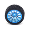 ASLONG DC Motor Set 65mm Intelligent Car Motor Wheel Reduction Motor Low Speed Motor Wheel