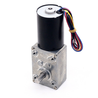 DC Brushless Motor Right Angle Motor A58-3650 24V 16-470RPM 58 * 40mm Worm Gear Brushless Reduction Motor