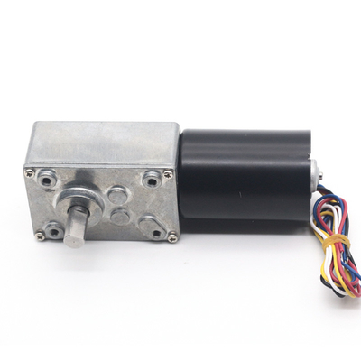 DC Brushless Motor Right Angle Motor A58-3650 24V 16-470RPM 58 * 40mm Worm Gear Brushless Reduction Motor