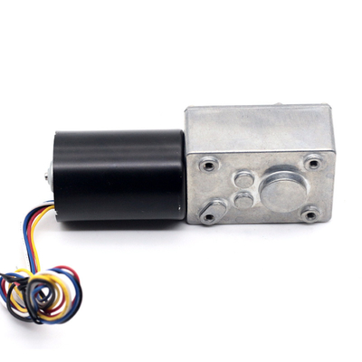 DC Brushless Motor Right Angle Motor A58-3650 24V 16-470RPM 58 * 40mm Worm Gear Brushless Reduction Motor