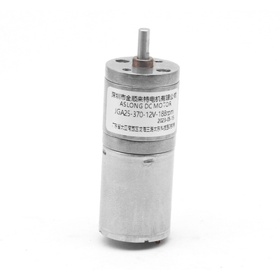 High Efficiency High Torque And Low Speed Motor 25mm JGA25-370 6/12/24V 6v 24V Miniature DC Reducer Motor