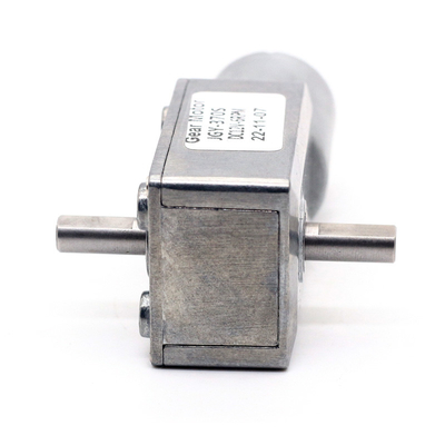 ASLONG JGY-370 6/12/24V 9-230RPM Self Locking Worm Gear Motor 370 Micro Metal Gear Motor Dual Axis DC Motor