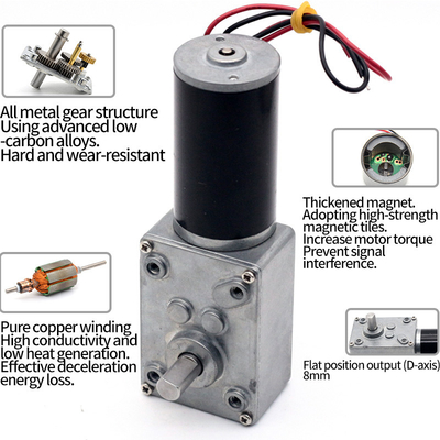 31ZY Self-Locking 24v High Torque Dc Worm Gear Motor Deceleration Motor Mini Motor Micro Dc 12v