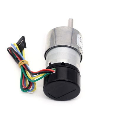 Hall Encoder DC Deceleration Motor With Rear Cover JGB37-520GB Dc Gear Motor 12v With Encoder Mini Dc Motor With Encoder