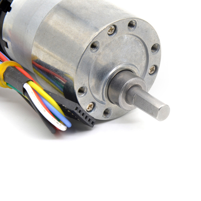 Hall Encoder DC Deceleration Motor With Rear Cover JGB37-520GB Dc Gear Motor 12v With Encoder Mini Dc Motor With Encoder