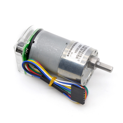 Micro DC Low-Speed Small Motor 12V/24V JGB37-3530A Optoelectronic Encoder Deceleration Motor 24v Dc Motor Encoder