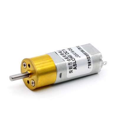 Brush mini dc motor JGA16-050 permanent magnet brushed dc motor  low speed brush electric dc gear motor