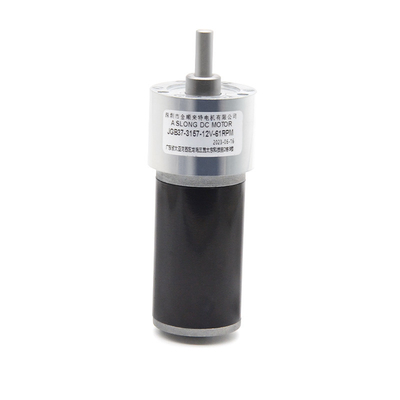 Permanent Magnet Dc Motor JGB37-3157 12v Dc Motor Carbon Brush Low Speed High Torque Dc Motor