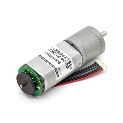 12V With Encoder JGA20-180B 12v Dc Motor With Encoder Small 12v Dc Motor