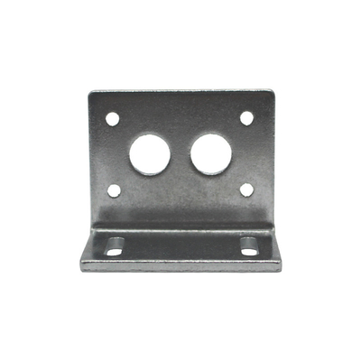 L Shaped DC Motor Accessories Metal Dc Motor Mounting Bracket For JGY370