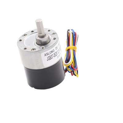 JGB37 3525 DC Brushless Gear Motor 24V Large Torque Motor Positive Negative