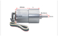 1600rpm geared electric motors JGB37 3530B DC Gear Motor With Encoder