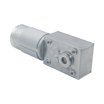 DC 12V 24V High Torque Worm Geared Motor Low Speed 12-470RPM