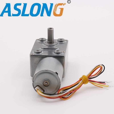 12V Brushless DC Worm Gear Motors 90D Worm Gearbox Reducer ODM OEM