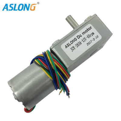 2838 Brushless DC Worm Gear Motors 12V High Torque With Hall Sensor