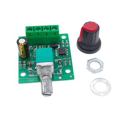 Miniature Pwm 12 Volt DC Motor Controller 72W Dc Speed Controllers