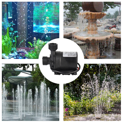 800L/H Solar Brushless Motor Water Circulation Pump , DC 12V 24V Submersible Water Pumps