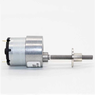 Dia 37mm Micro Metal Gear Motor M6*50 Screw Shaft With 6V 12V 24V DC Motor