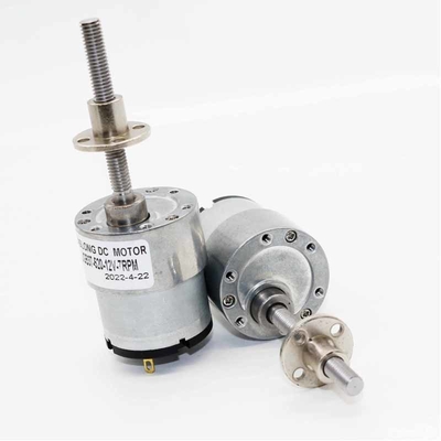 Dia 37mm Micro Metal Gear Motor M6*50 Screw Shaft With 6V 12V 24V DC Motor